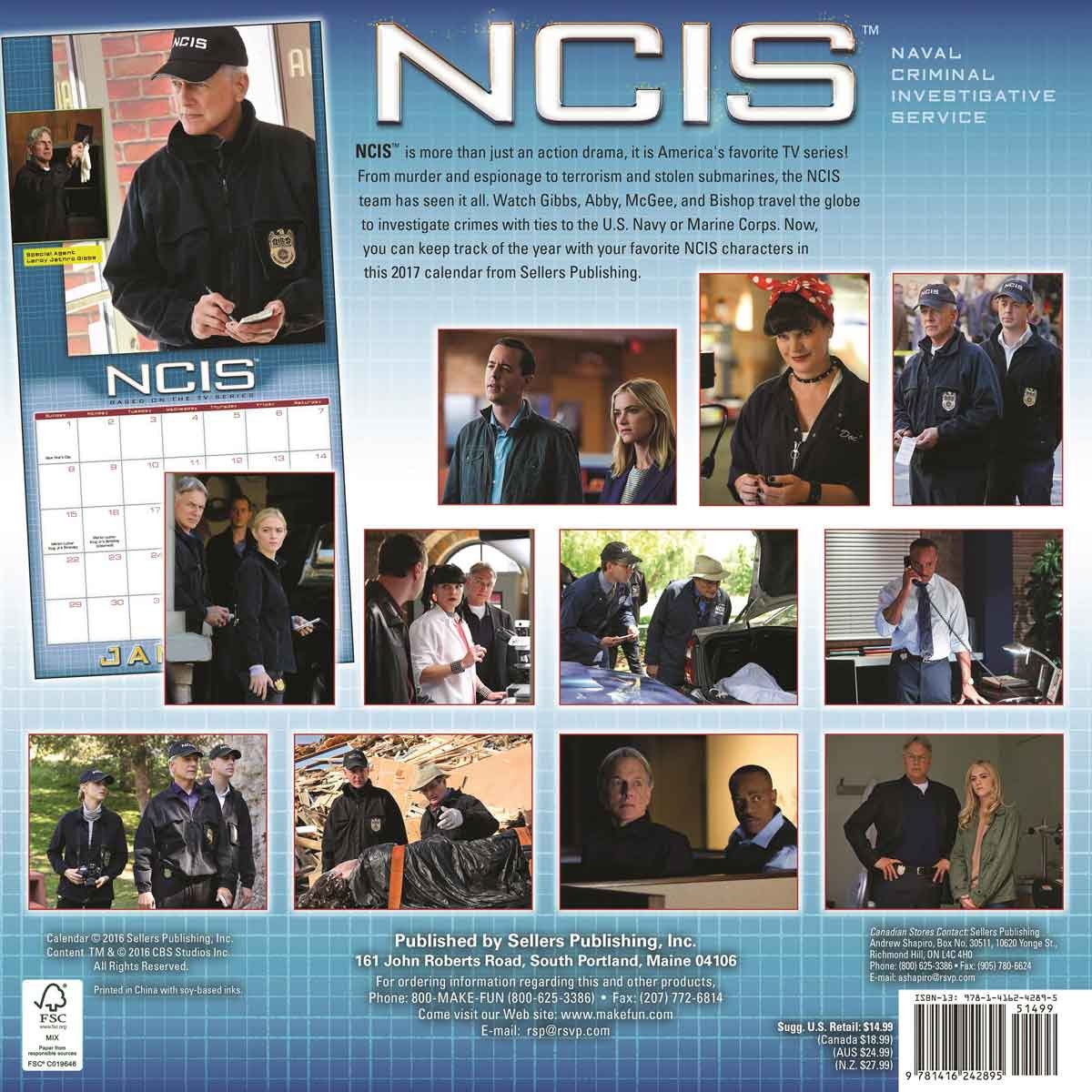 NCIS Wall Calendars 2022 Large Selection 53600 HotPicture