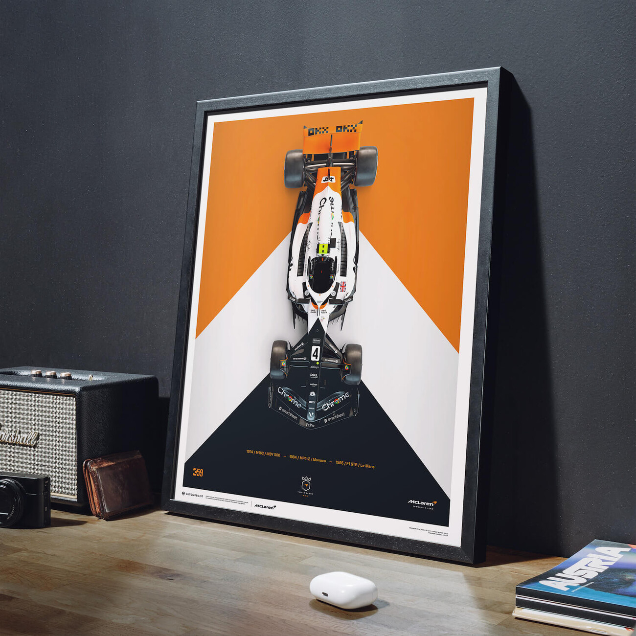 Art Print Mclaren Formula Team Lando Norris The Triple Crown