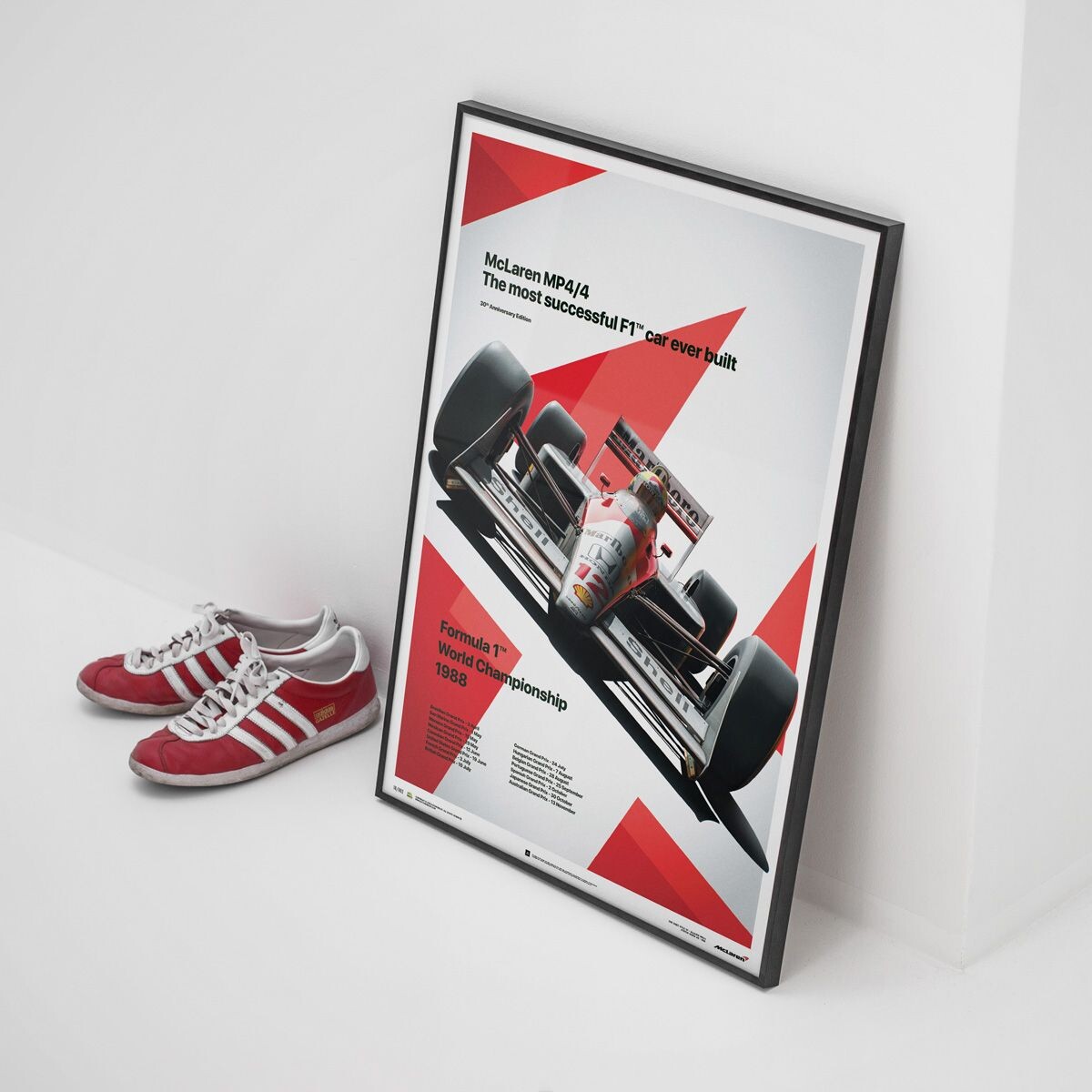 Art Print Mclaren Mp Ayrton Senna Mp San Marino Gp