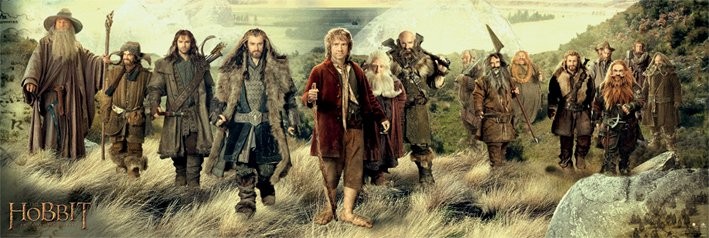 Hobbit - cast plakaty