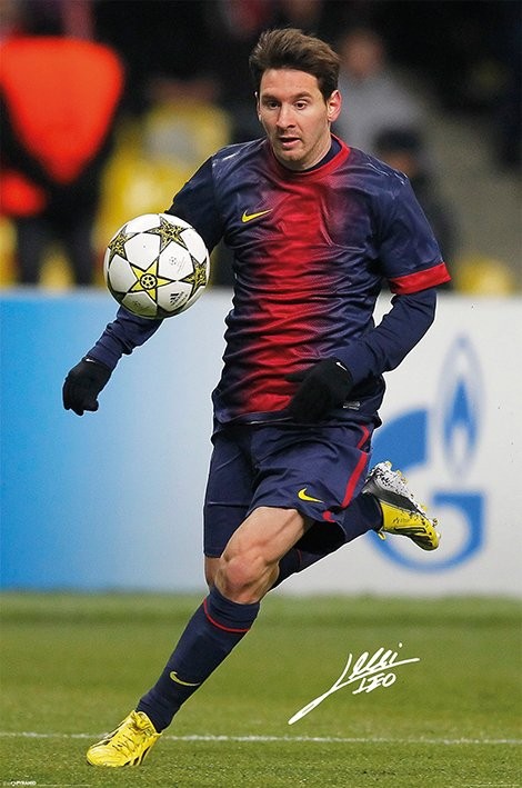 Messi - autograph Poster - Sold at Europosters
