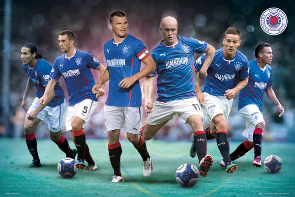 Rangers FC - Players 13/14 Poster | Sold at Europosters
