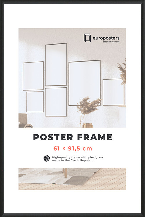 Poster frame 61 x 915 cm aluminum black set of 10
