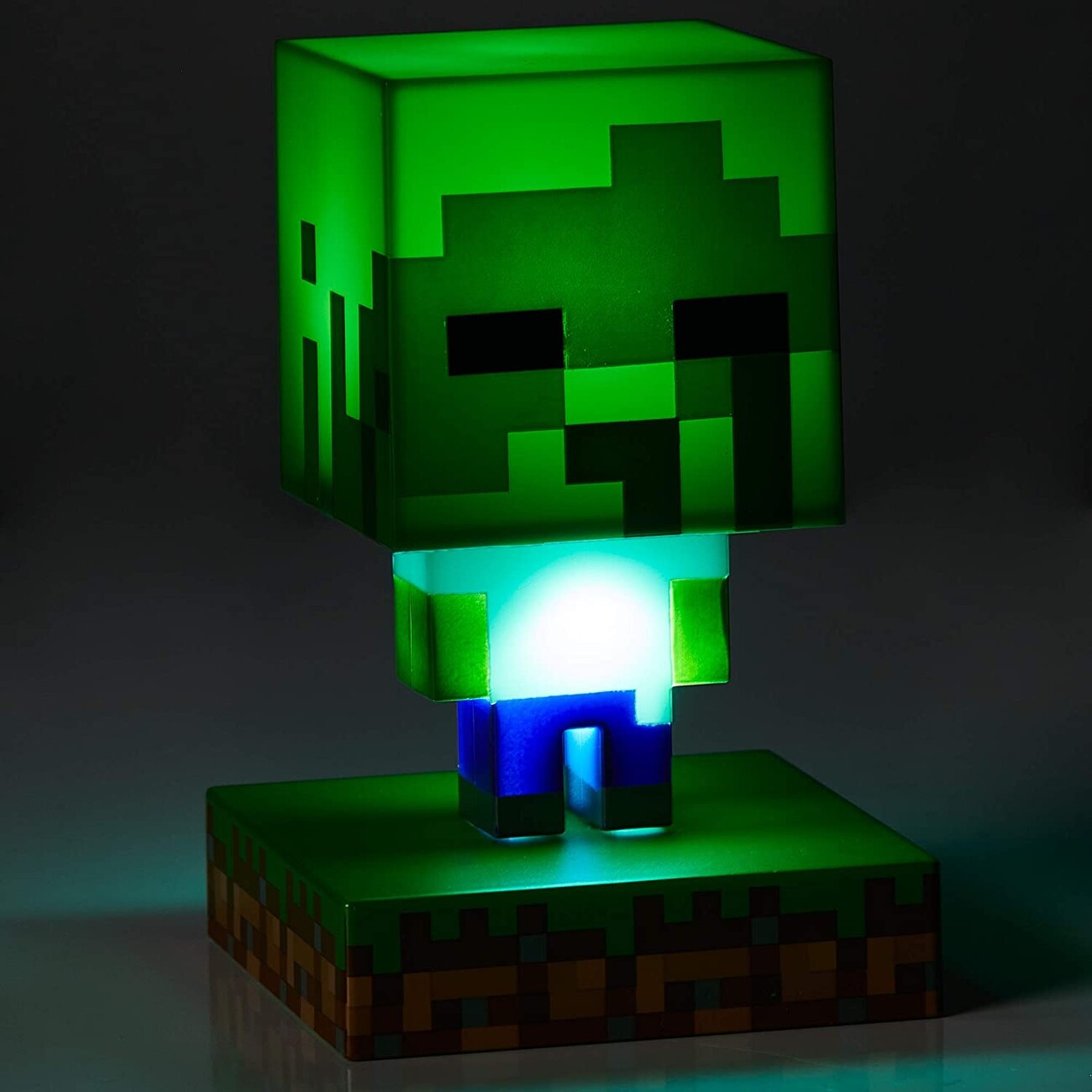 Glowing figurine Minecraft - Zombie | Tips for original gifts