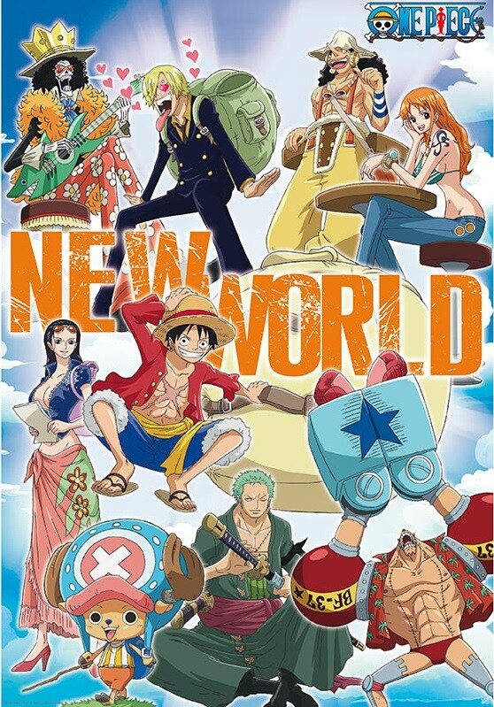 Poster One Piece - New World Team | Wall Art | 3+1 FREE | Europosters