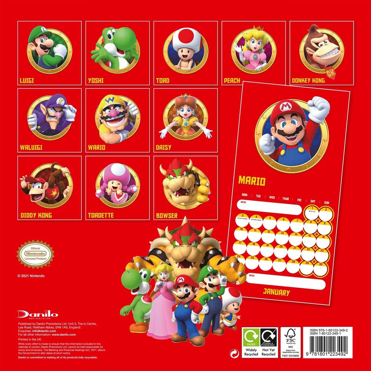 super-mario-wall-calendars-2024-buy-at-abposters-com
