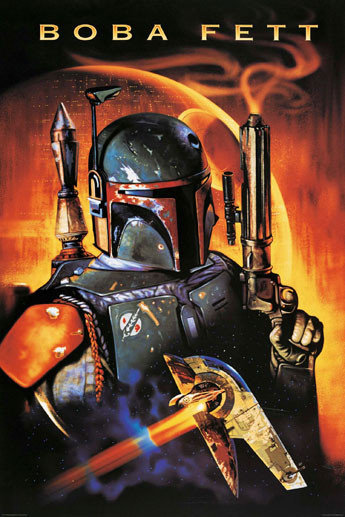 Poster STAR WARS - Boba fett | Wall Art | 3+1 FREE | Abposters.com