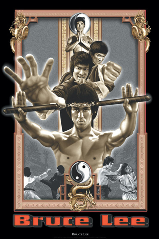 Poster Bruce Lee dragon's fury Wall Art 3+1 FREE Europosters