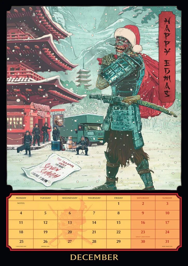Iron Maiden - Wall Calendars 2024 | Buy at Europosters
