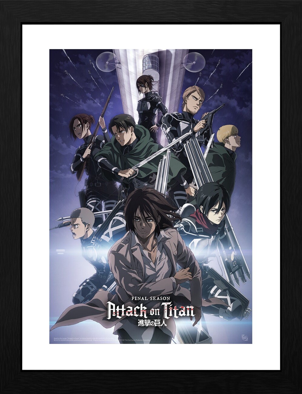 Attack on Titan S4 key art Framed poster Buy at Europosters