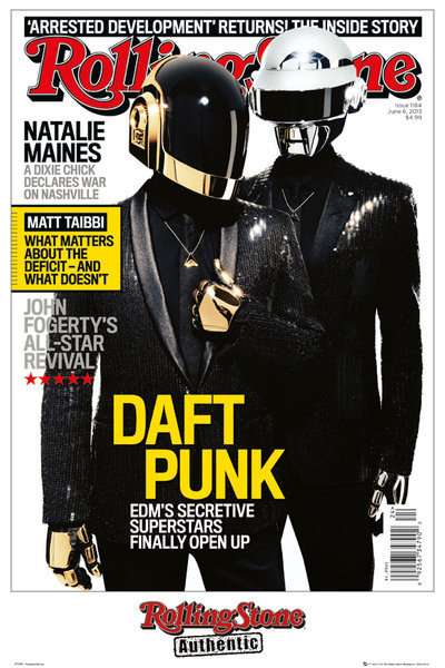 ポスター　ローリング・ストーンズ　DAFT PUNK　ダフトパンク Poster Rolling Stones - Daft Punk | Wall Art | 3+1 FREE