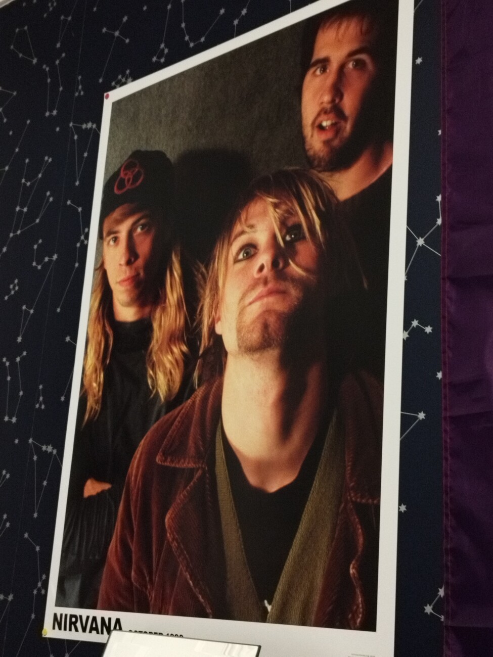 90s デッドストックnirvana 大判ポスター 1991's Nirvana 