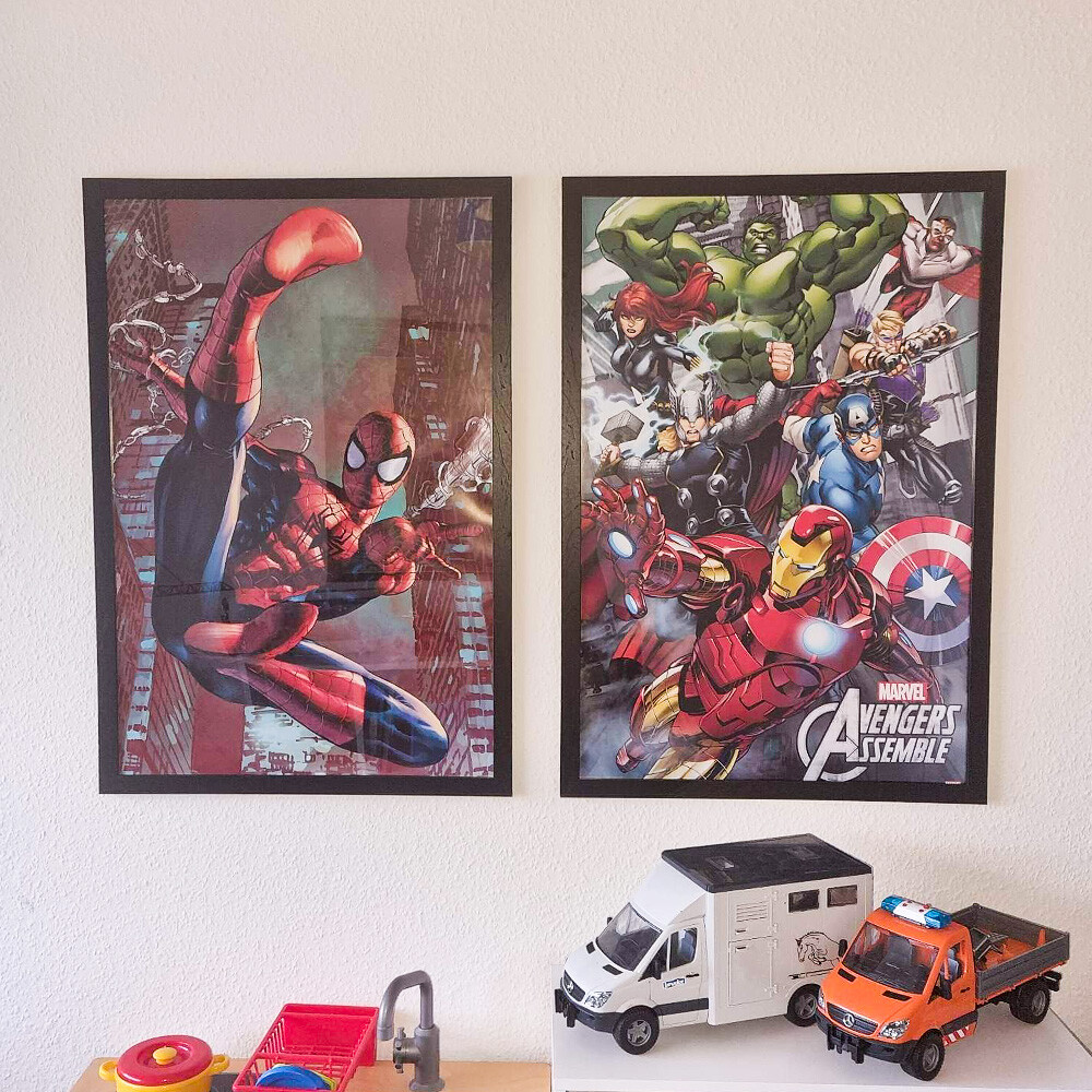 Affiche, tableau avec cadre Marvel - Avengers Assemble | Europosters