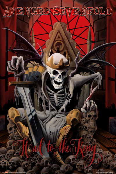 Poster Avenged Sevenfold - hail to the king | Wall Art | 3+1 FREE