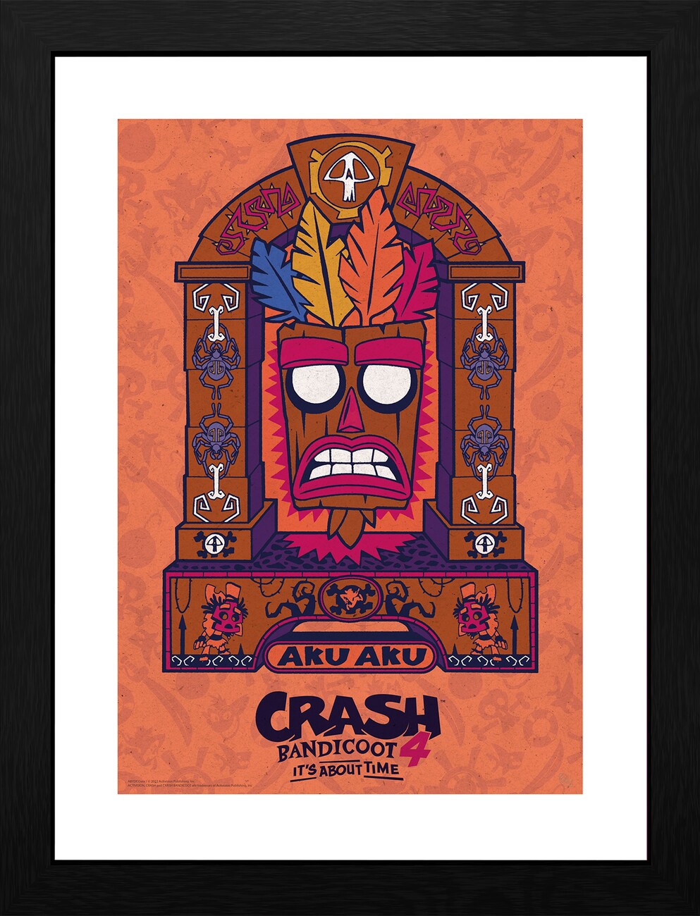 Framed Poster Crash Bandicoot - Aku Aku | Wall Art | Europosters