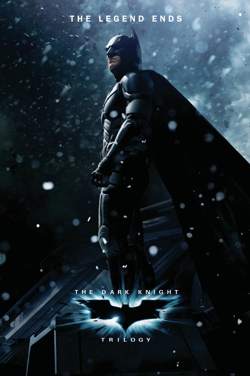 Poster The Dark Knight Trilogy - Batman Legend, image size:867x1300