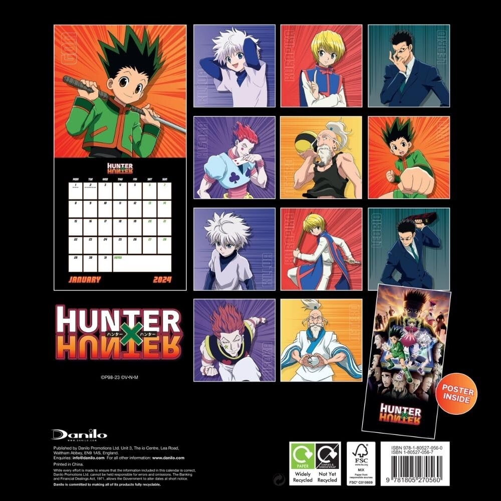 Hunter x Hunter - Wall Calendars 2027 | Buy at Europosters