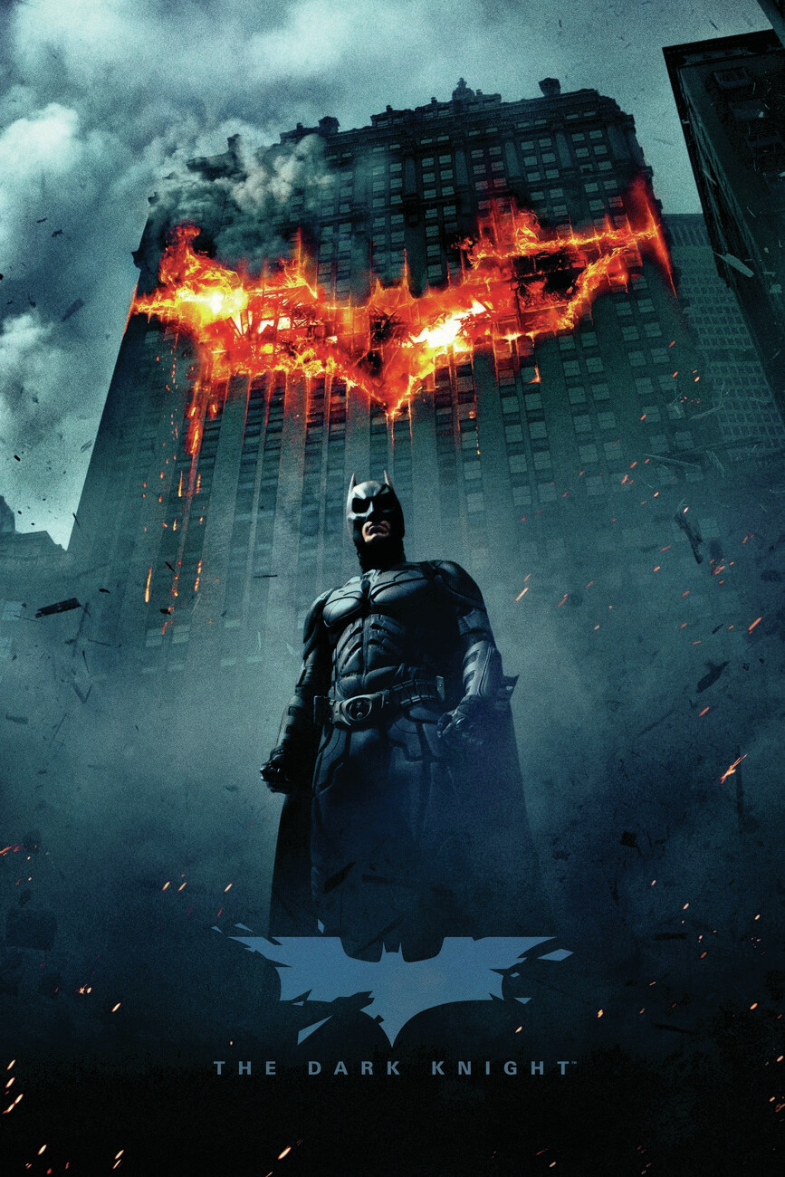 Poster The Dark Knight Trilogy - On Fire, image size:867x1300