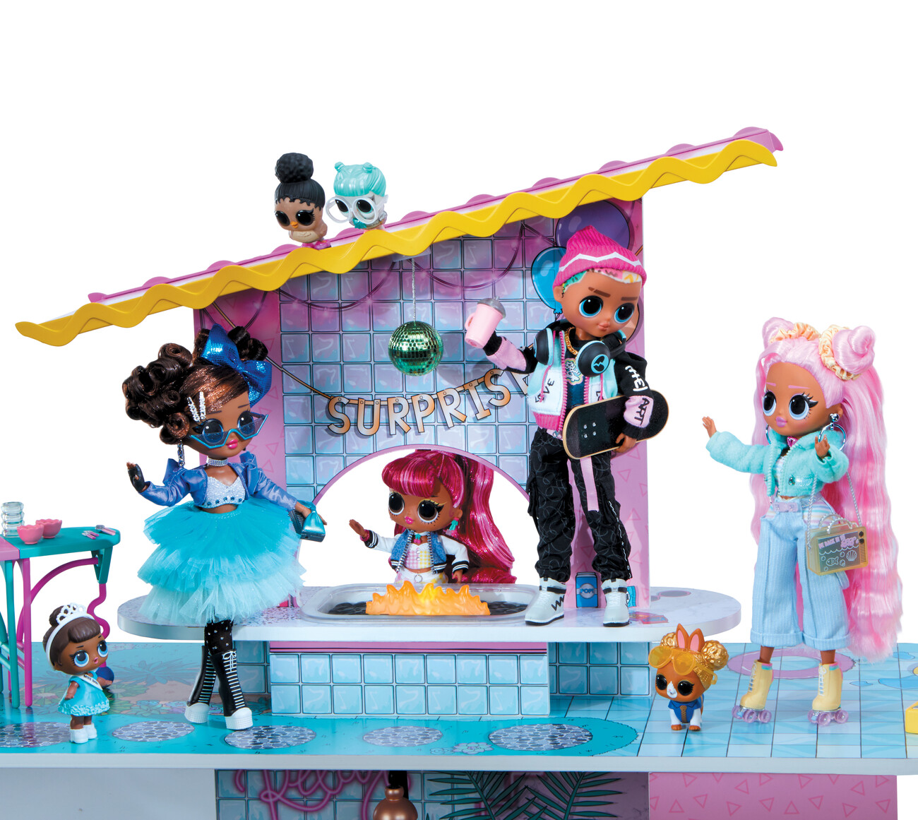 Toy Lol Dollhouse Mansion Winter Chill Cabin Walmart Lol Mansion