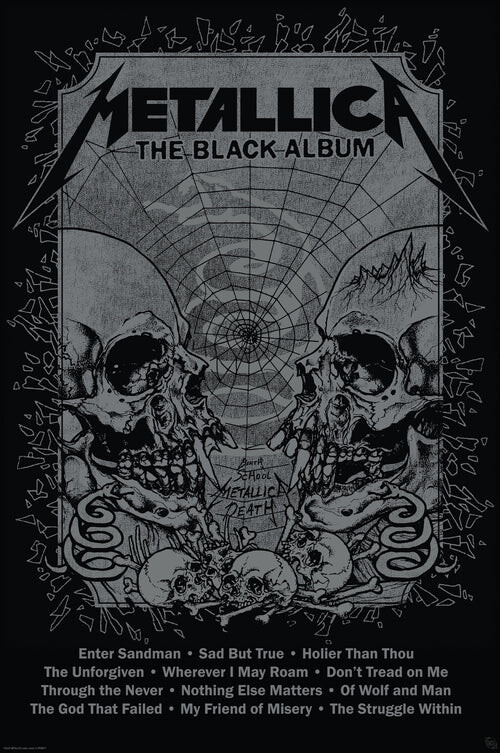 アート・デザイン・音楽 The Black Photo Album / Steidl Poster Metallica - Black Album | Wall Art | 3+1 FREE | Europosters