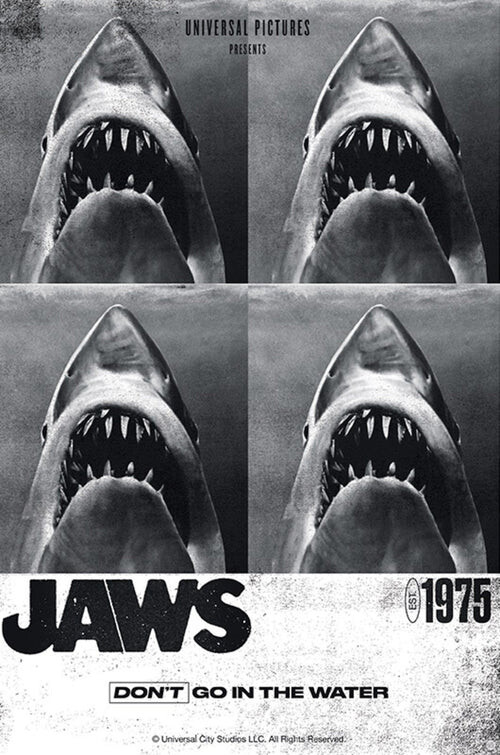 Poster Jaws 1975 Wall Art 3+1 FREE Europosters
