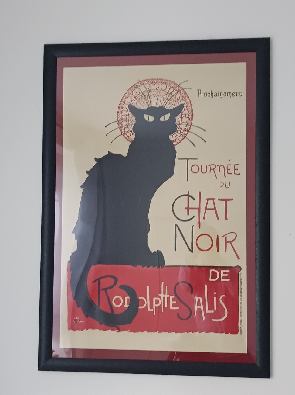 Poster Le Chat Noir, Théophile Steinlen | Wall Art | 3+1 FREE