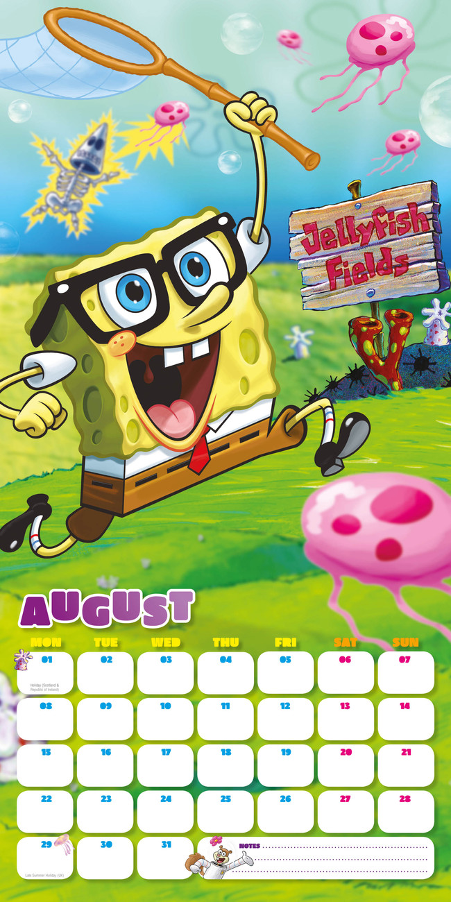Spongebob Squarepants Calendar