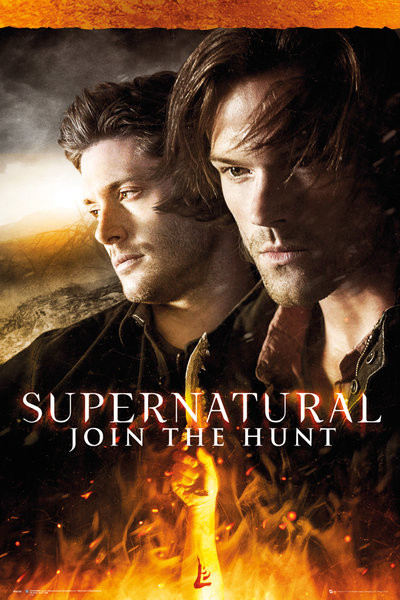Poster Supernatural Fire Wall Art 3+1 FREE Europosters