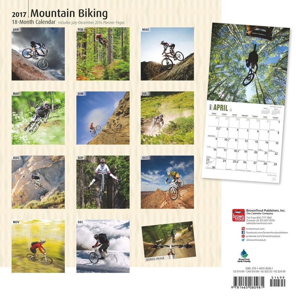 Mountain Biking Calendars 2019 on UKposters\/EuroPosters Mountain
