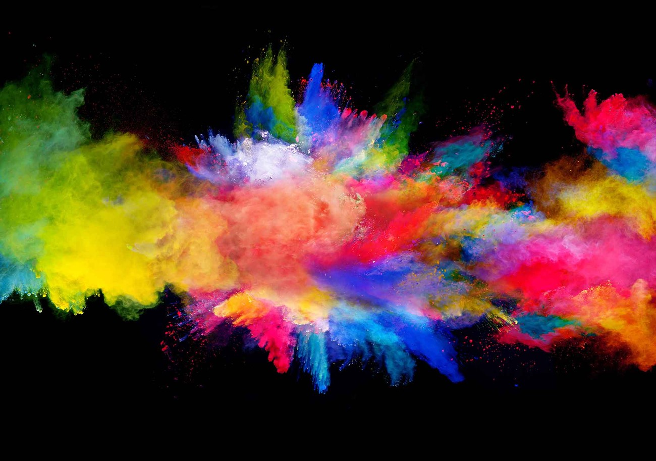 Colour Explosion Wall Paper Mural Buy At Europosters