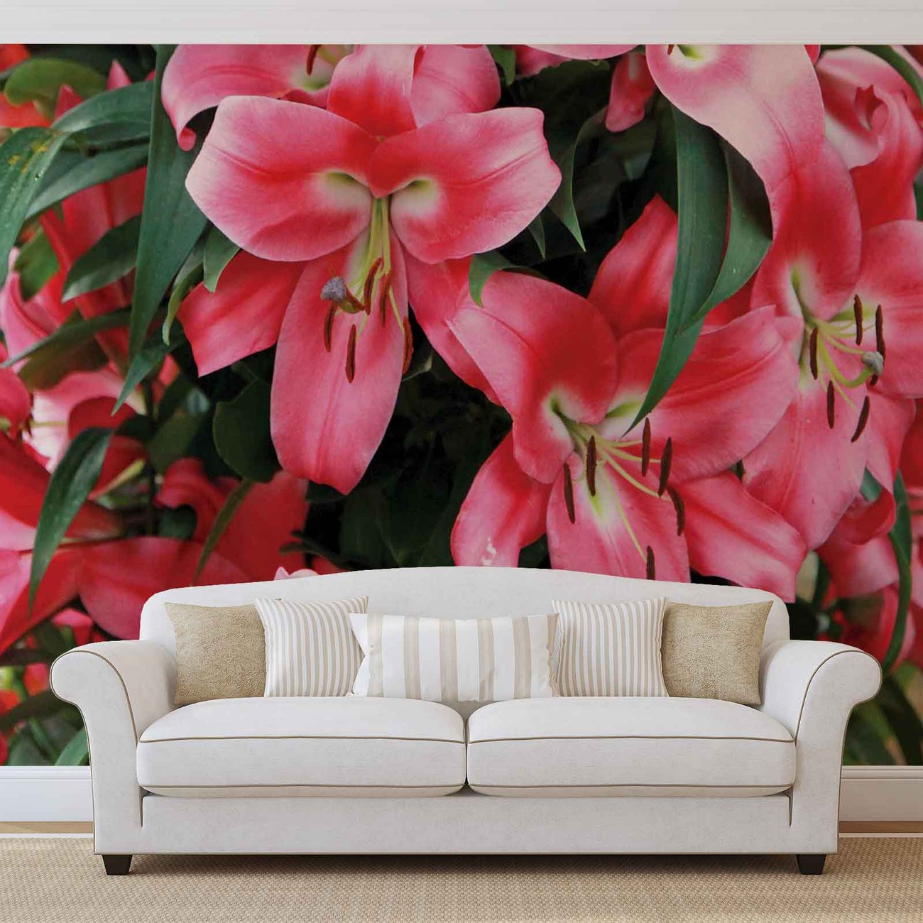 Lilys Wall Paper Mural | Buy at EuroPosters