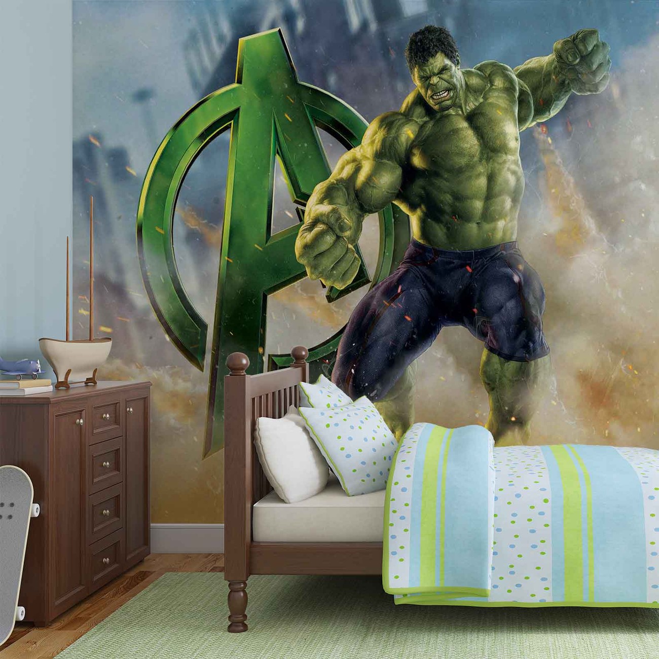 Marvel Avengers Wall Paper Mural | Buy at EuroPosters