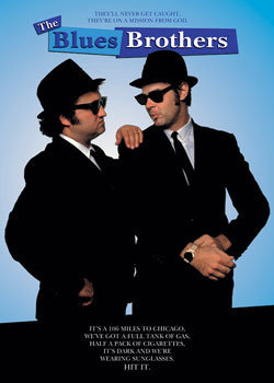 Poster Blues Brothers Mission from God Wall Art 3+1 FREE