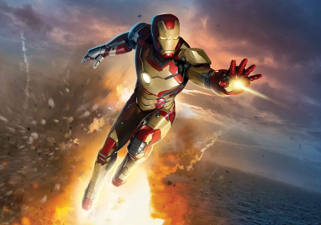 Iron Man Marvel Avengers Wall Paper Mural  Buy at EuroPosters