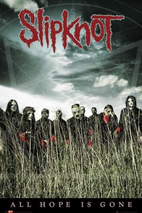 Poster Slipknot - all hope | Wall Art | 3+1 FREE | Europosters