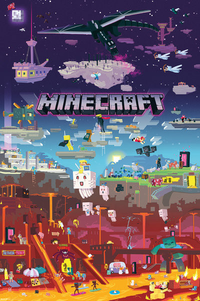 Minecraft - World Beyond Poster  Sold at Abposters.com