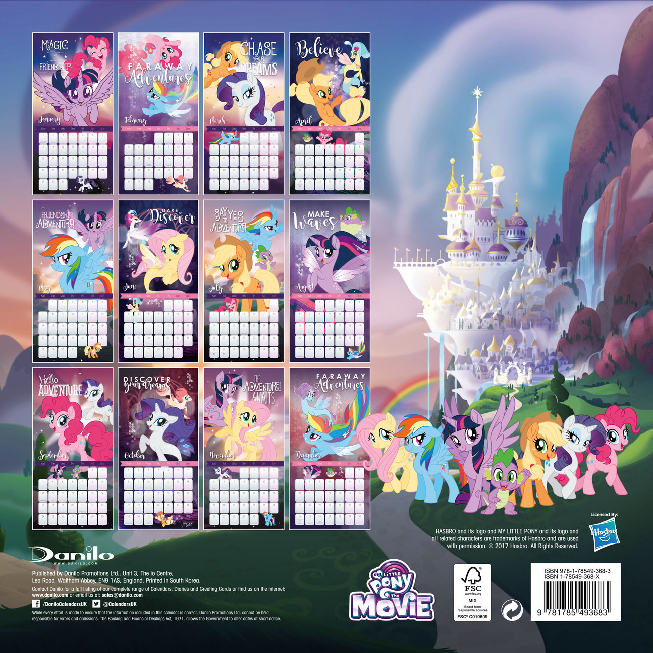 My Little Pony Movie - Wall Calendars 2024 | Buy at Europosters my-little-pony-movie-wall-calendars-2024-buy-at-europosters