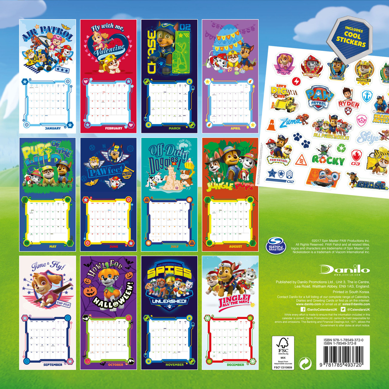 Paw Patrol - Calendars 2018 on EuroPosters