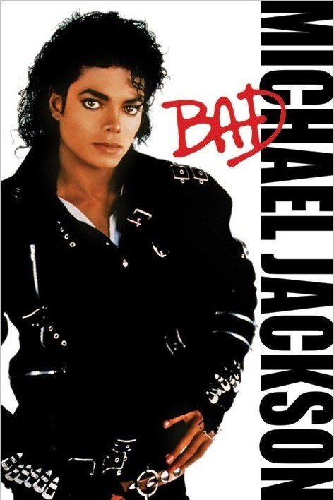 Poster Michael Jackson - bad | Wall Art | 3+1 FREE | Abposters.com