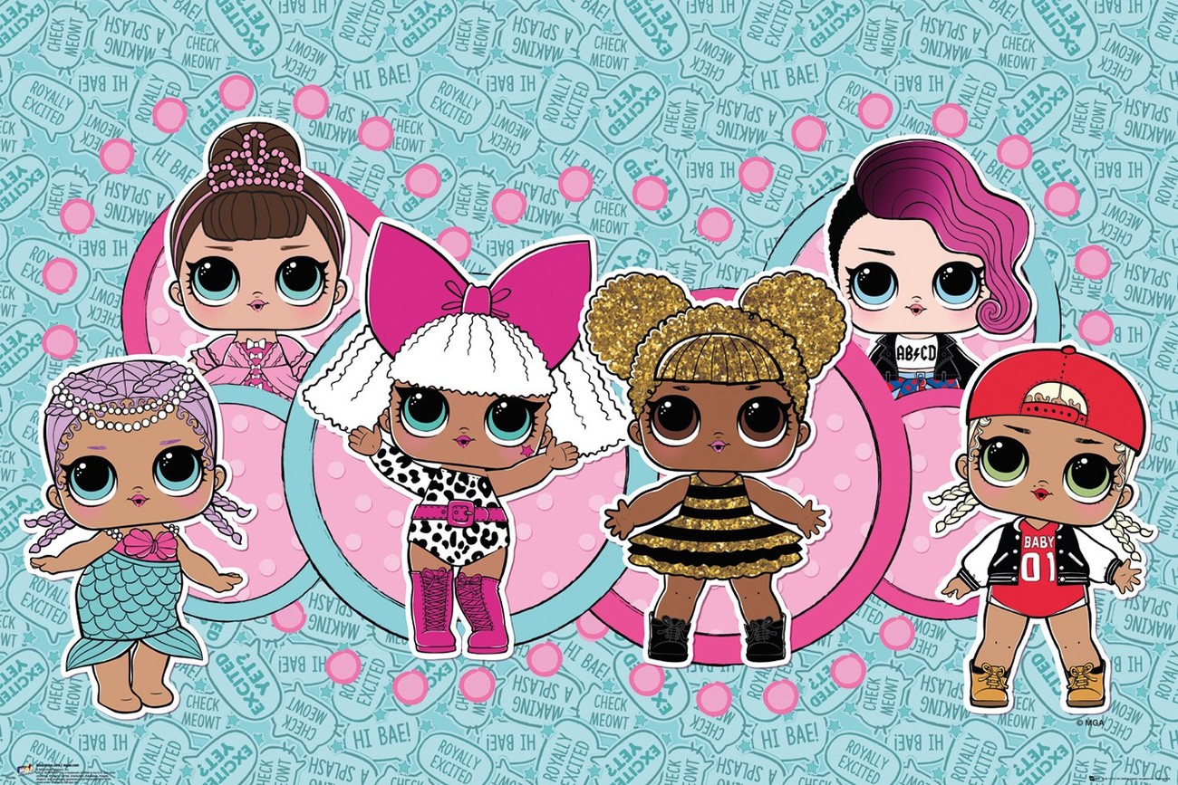 Poster Surprise Group Wall Art 3+1 FREE Europosters