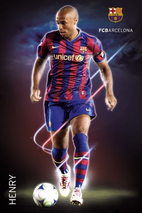 Grand Poster FC Barcelone – Messi Et Henri, équipe De Nancy
