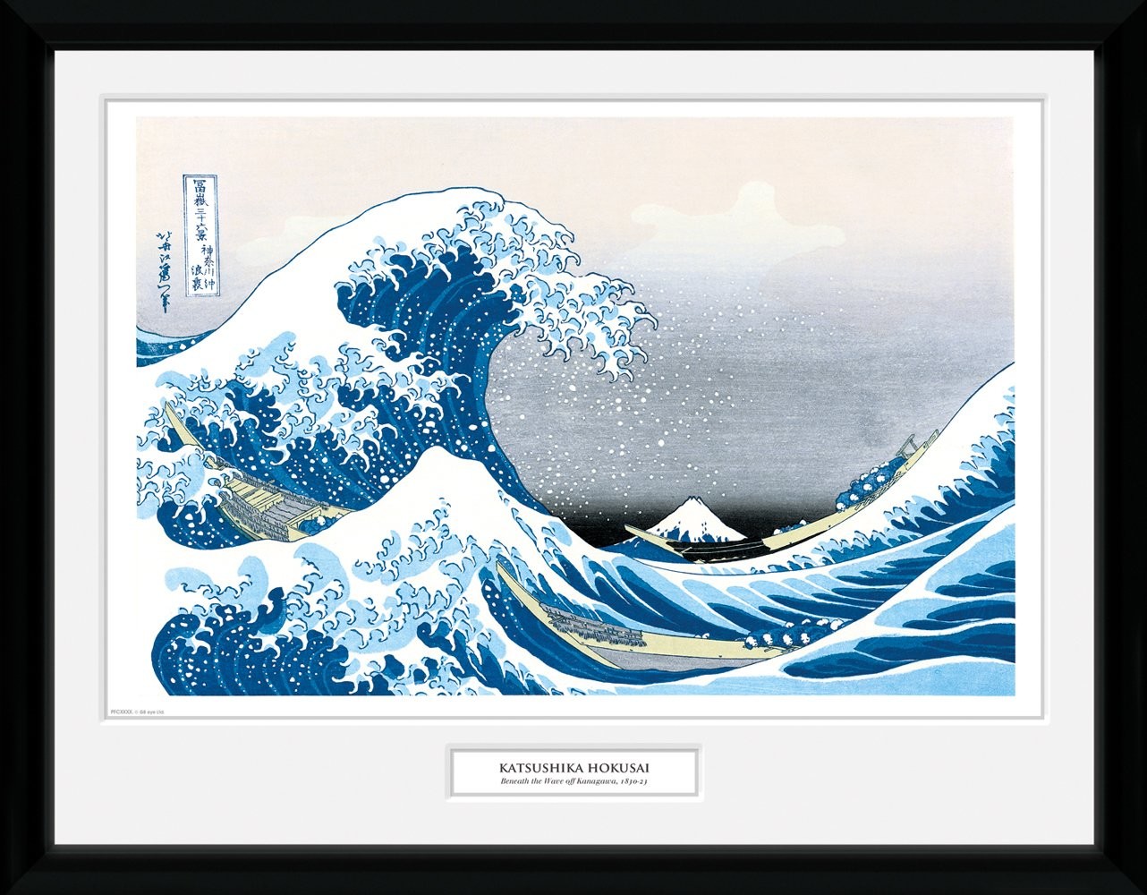 Kacušika Hokusai The Great Wave off Kanagawa Framed poster Buy