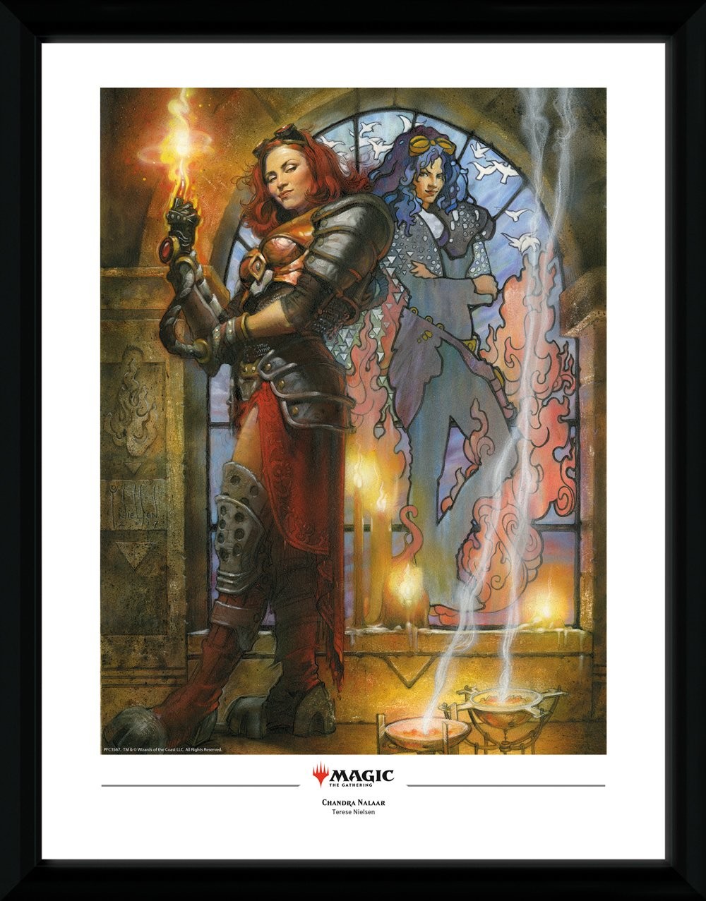 Framed Poster Magic The Gathering - Chandra, Torch of Defiance