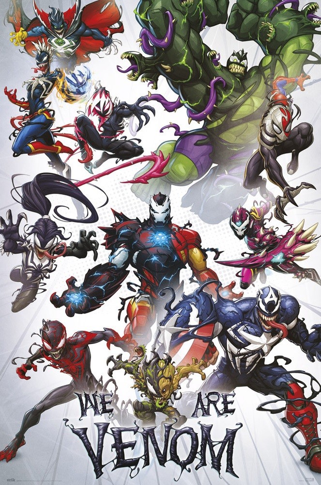 Poster Marvel - We Are Venom | Wall Art | 3+1 FREE | Abposters.com