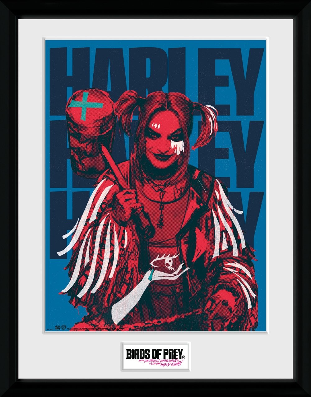 Birds Of Prey: And the Fantabulous Emancipation Of One Harley Quinn - Harley  Red Framed poster | Buy at Europosters