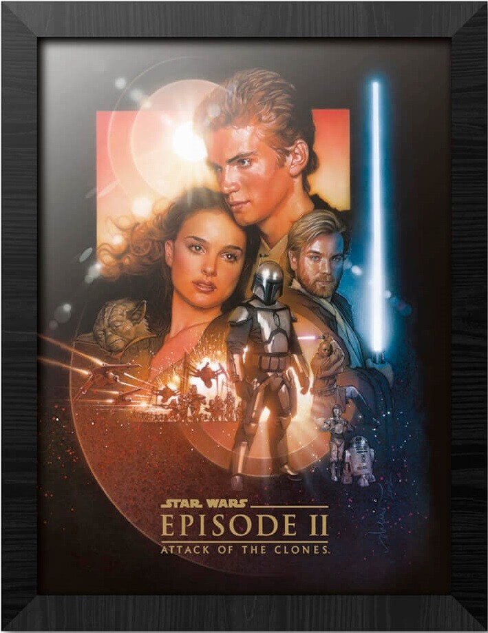 Star Wars: Epizode II - Attack Of The Clones Framed poster | Buy