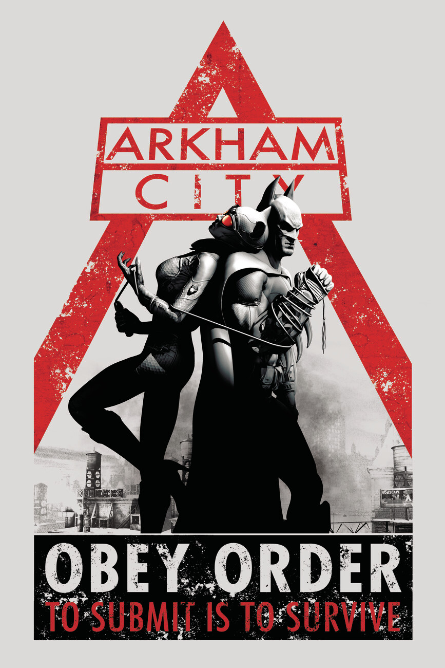 Wall Art Print Batman Arkham City - Obey Orders | Gifts