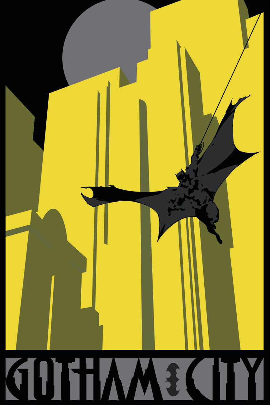 Wall Art Print Batman - Gotham City | Gifts & Merchandise | Europosters
