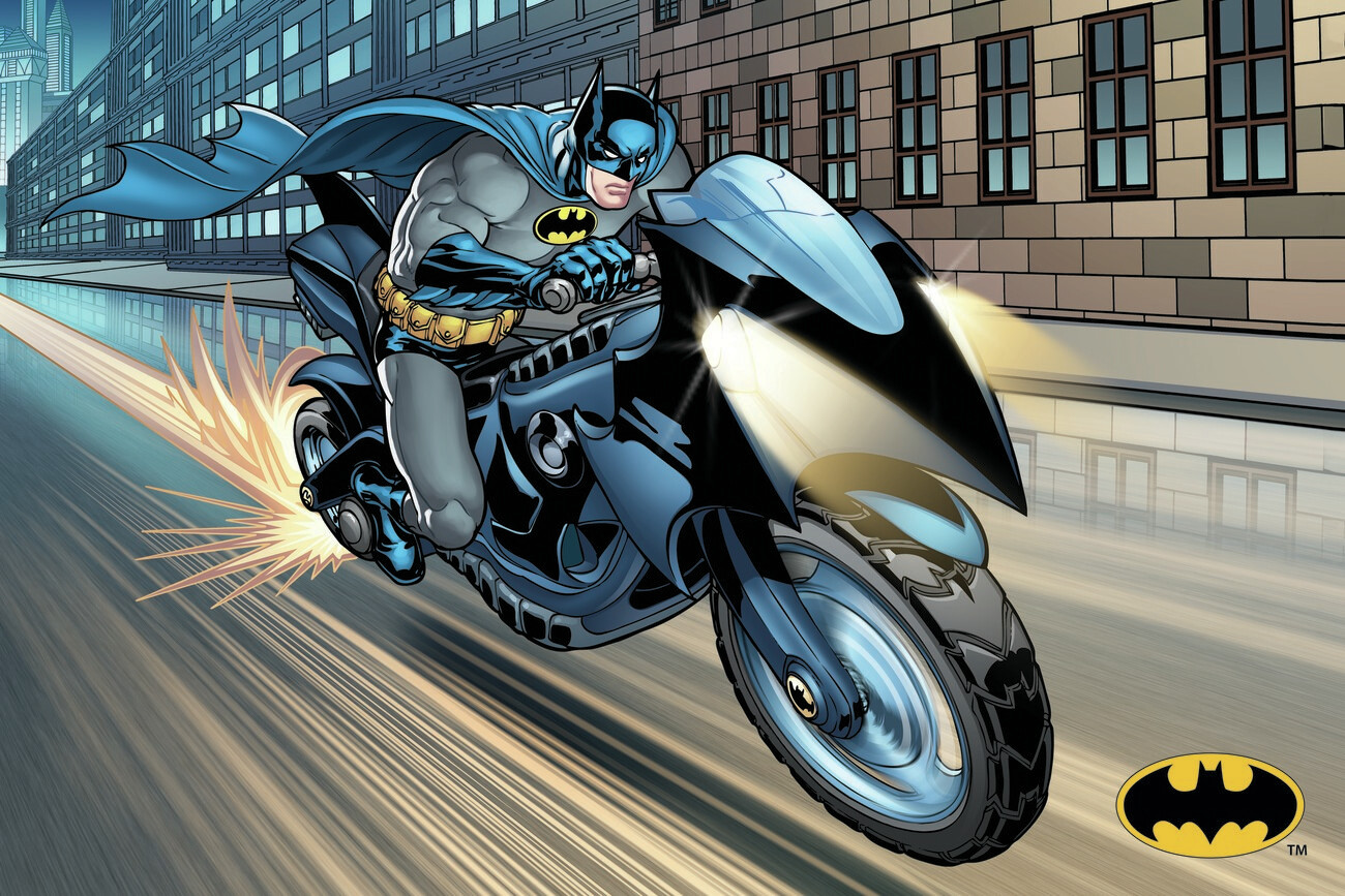Wall Art Print Batman - Night ride | Gifts & Merchandise | Europosters