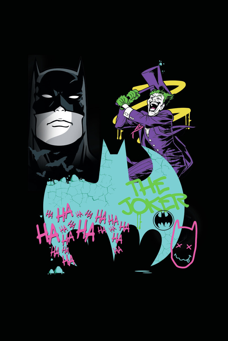 Home Decor Art Print Batman Inspired Movie Wall Art Joker illustration 